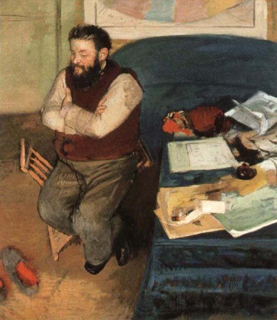 Edgar Degas Diego Martelli Spain oil painting art